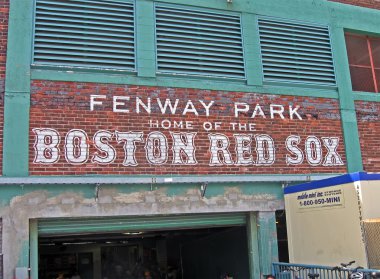 Fenway Park on April 20, 2012 in Boston, USA. clipart