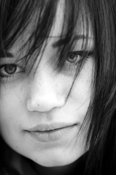 Closeup portret van meisje. — Stockfoto