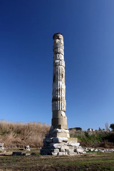 Ruiny Artemidin chrám — Stock fotografie