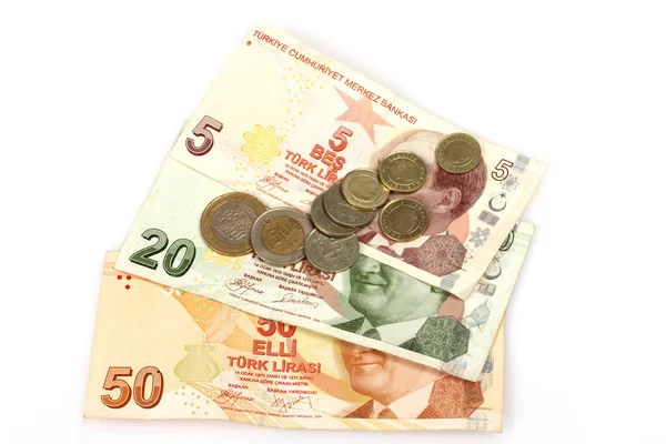 Turkish currency — Stock Photo, Image