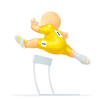 Olimpic games - Hurdles clipart