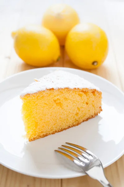 柠檬蛋糕 — 图库照片