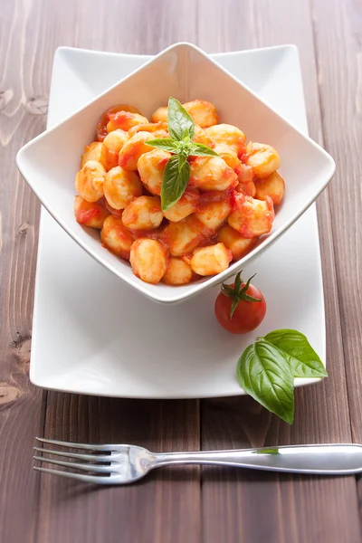 Gnocchi al pomodoro — Stock Photo, Image