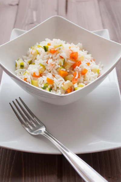 Рис басматі з овочами — стокове фото