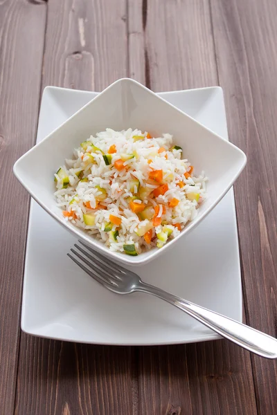Basmati rizs, zöldségekkel — Stock Fotó