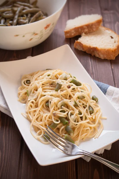 Spaghetti vegetariani — Foto Stock