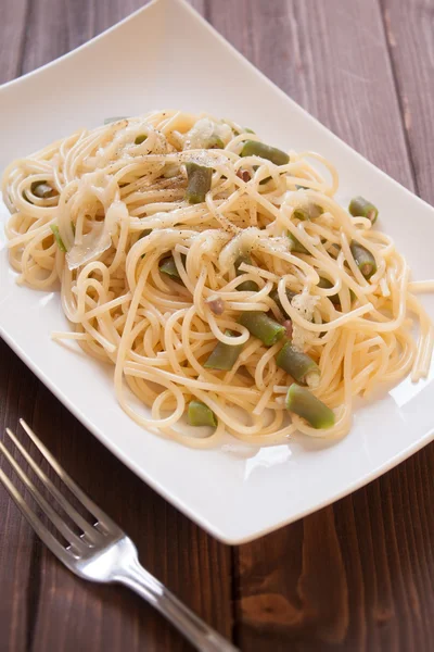Espaguete vegetariano — Fotografia de Stock