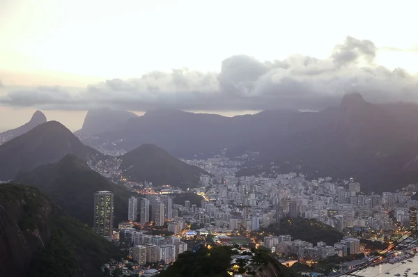 Coucher de soleil à Rio — Photo