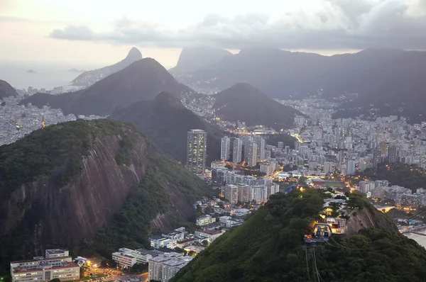 Sonnenuntergang in Rio — Stockfoto