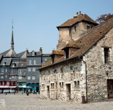 Honfleur city in Normandy - France clipart