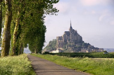 Mont saint-Michel in France clipart
