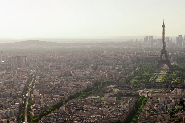 Wieża Eiffla w Paryżu widok z budynku montparnasse — Zdjęcie stockowe