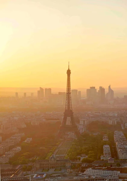 Πύργο του Άιφελ στο Παρίσι θέα από κτίριο montparnasse — Φωτογραφία Αρχείου