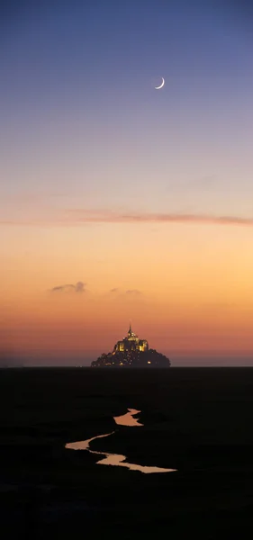 Mont Saint-Michel en Francia — Foto de Stock