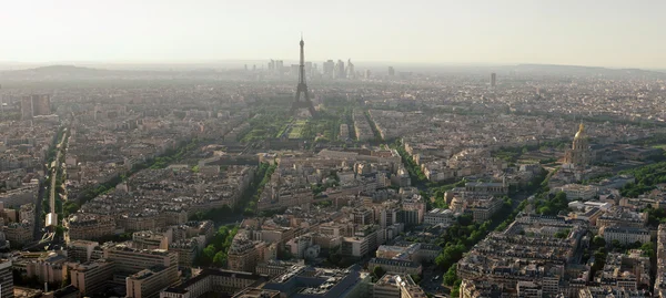 Eiffel tower in Paris view from Montparnasse building — Stock Photo, Image