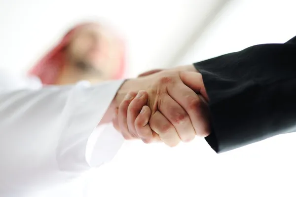 Business shaking hands Royalty Free Stock Images