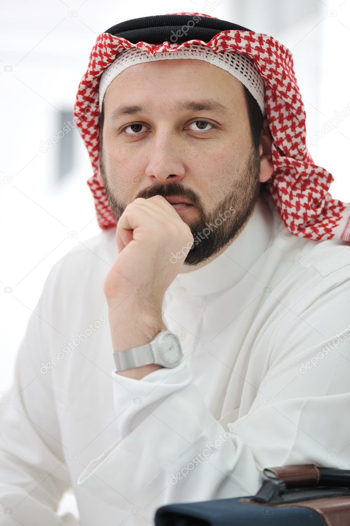 Portrait of arabic man