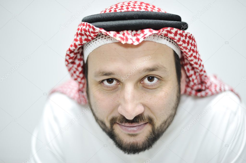 Portrait of Middle Eastern adult man