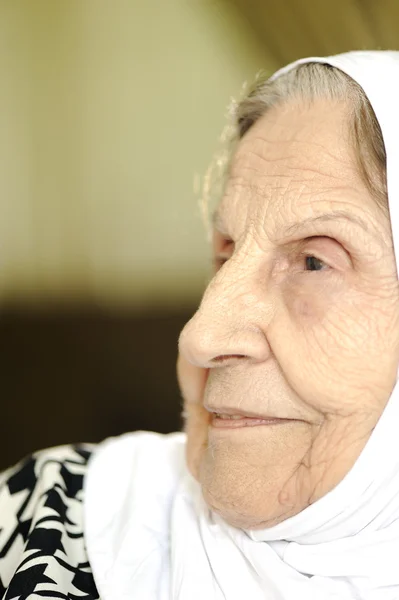 Senior aged old mature woman — Stock Photo, Image
