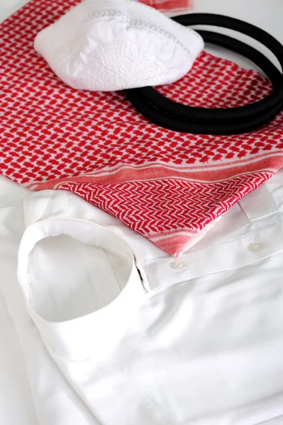 阿拉伯文的衣服 — 图库照片