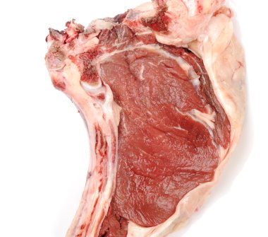 Fresh Ribeye Steaks at the Butcher Shop clipart