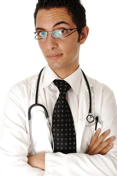 En en läkare man — Stockfoto