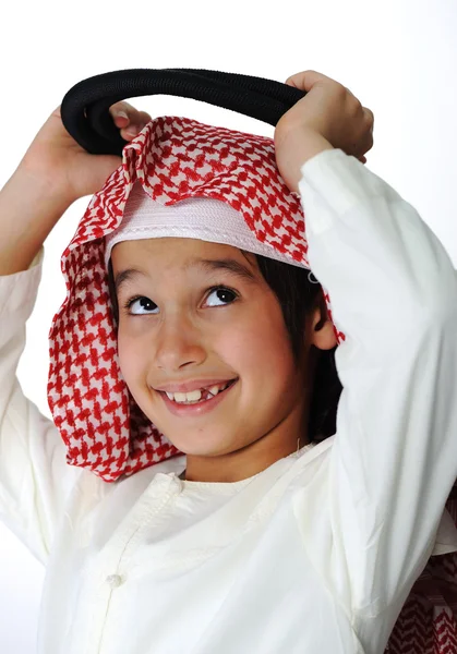 Šťastný arabské chlapeček — Stock fotografie