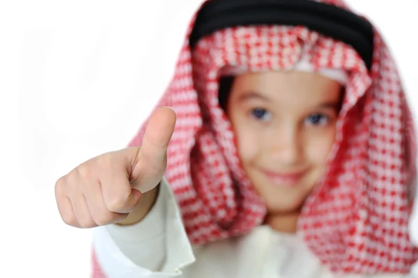 快乐的阿拉伯小男孩 — 图库照片