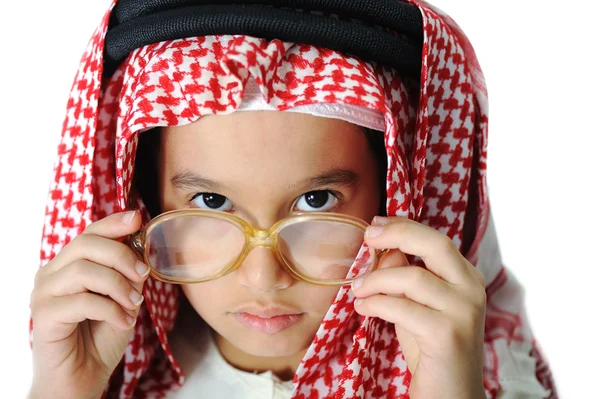 Felice ragazzino arabo — Foto Stock
