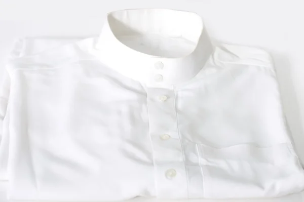 Vit elegant skjorta — Stockfoto