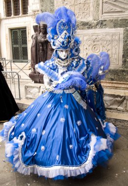 Venice Carnival Celebration Event in Saint Mark Square clipart