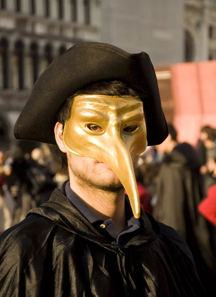 Venedik karnaval kutlama olay saint mark Meydanı — Stok fotoğraf
