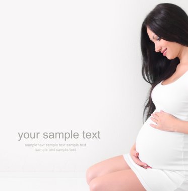 Pregnant woman clipart