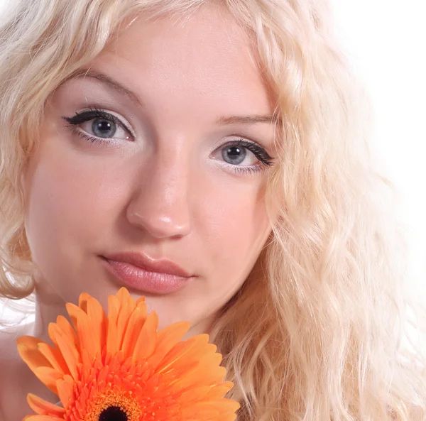 Beautiful blonde young woman — Stock Photo, Image