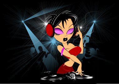 Hot dj clipart