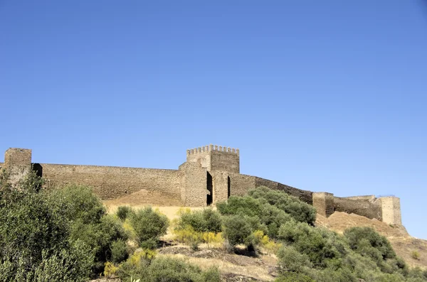 Замок Noudar, на південь від Португалії — стокове фото