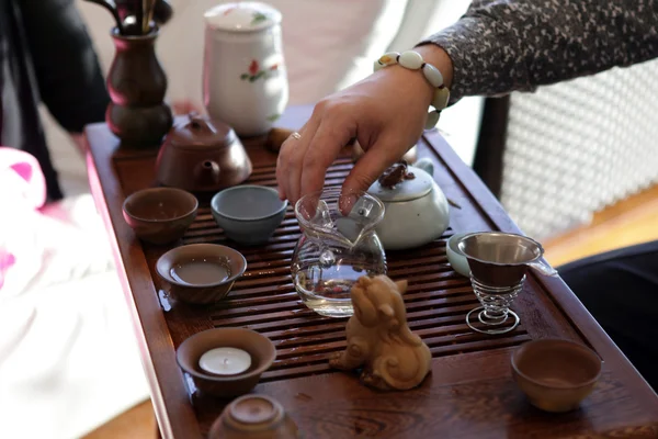 Cerimônia tradicional chá — Fotografia de Stock