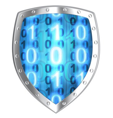 Shield antivirus clipart