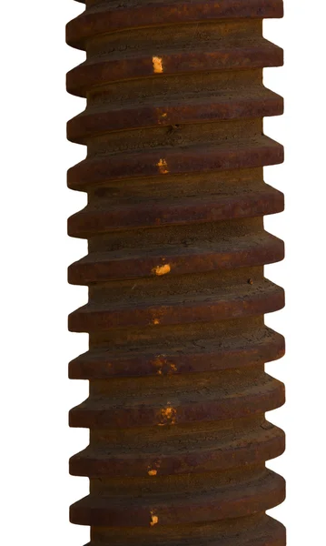 Husillo de tornillo oxidado — Foto de Stock