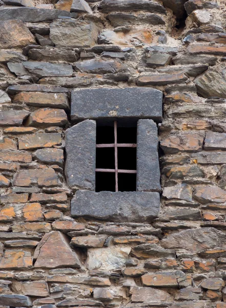Dark age prison window — Stock Photo, Image