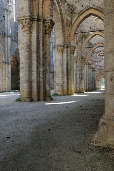Indrukwekkende Columnade in Toscane — Stockfoto