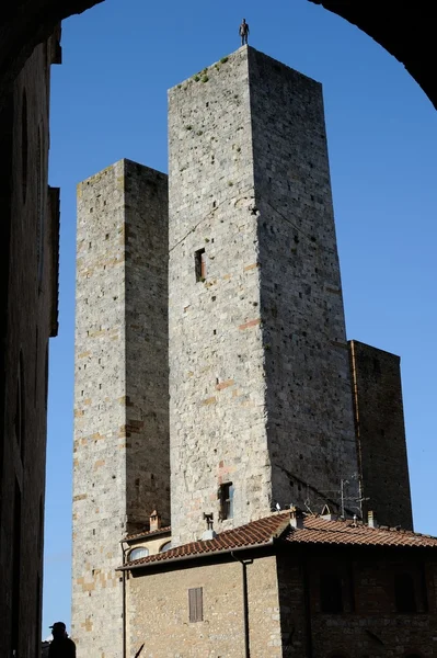San Gimignano (Toscana ) — Fotografia de Stock