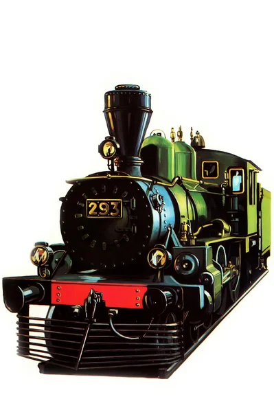 Mozdony N2-293 — Stock Fotó