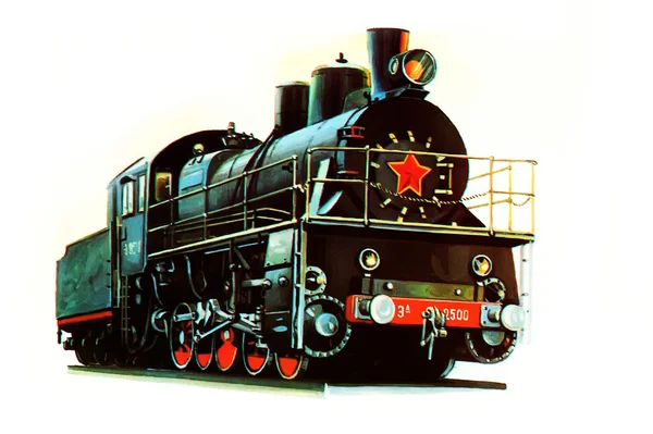 Локомотив Ель-2500 — стокове фото