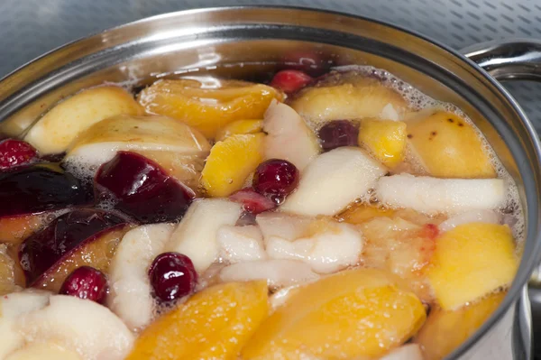 Summer fruit compote