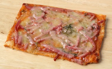 dikdörtgen pizza.