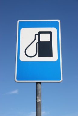 Petrol filling station sign. clipart