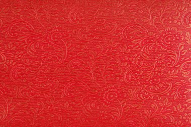 Red Ethnic Fabric Design clipart