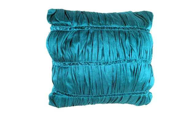Бирюзовая подушка — стоковое фото