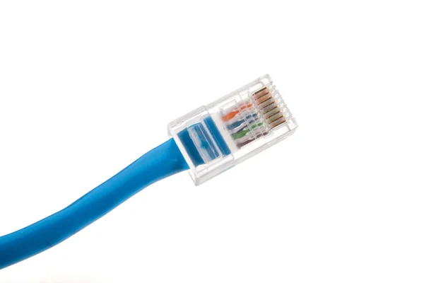 Ethernet kabel-aansluiting — Stockfoto